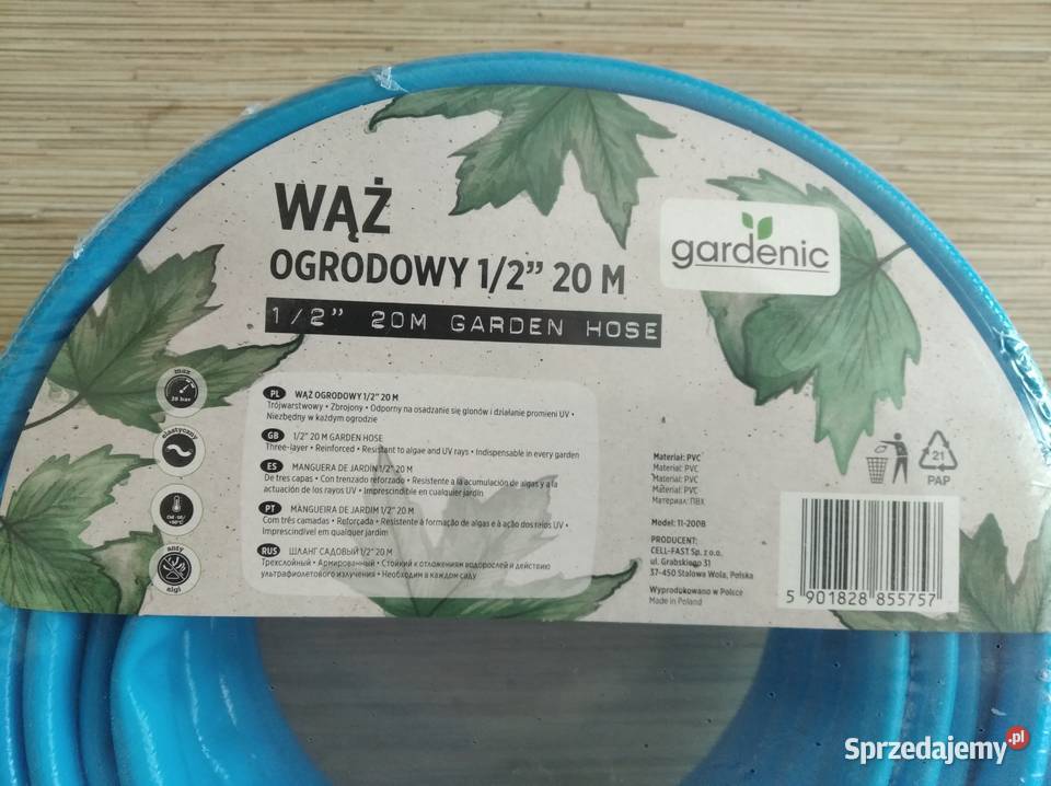 NAJTANIEJ Wąż Ogrodowy Zbrojony 12 3wartwowy dł Zabrze