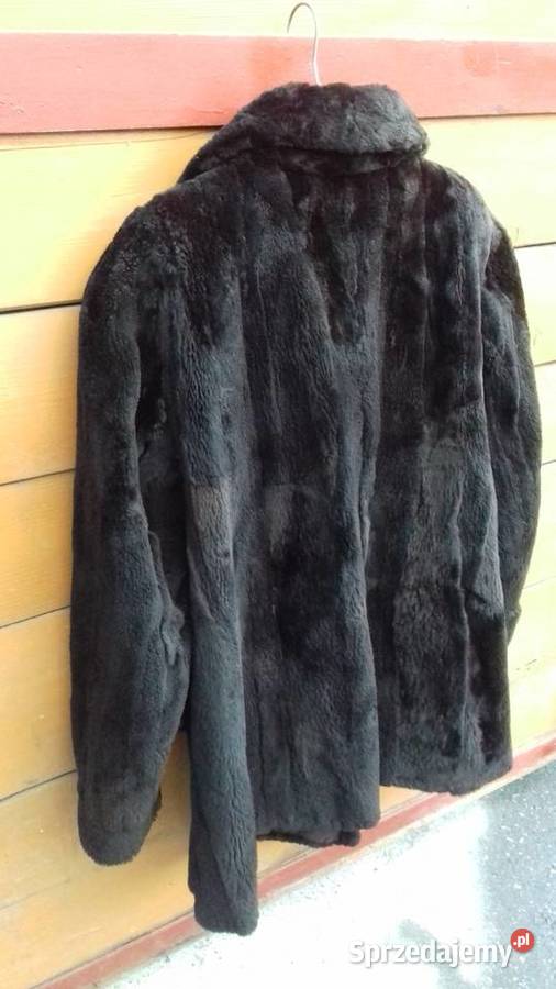 Kurtka futrzana damska czarna do sprzedania Kożuszek Kraków sprzedam