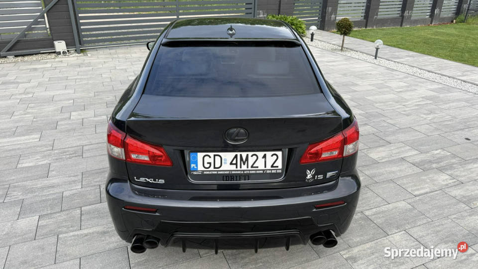 Lexus ISF 50v8 moc 450 full led Dolot obniżony światła do jazdy dziennej Gdańsk