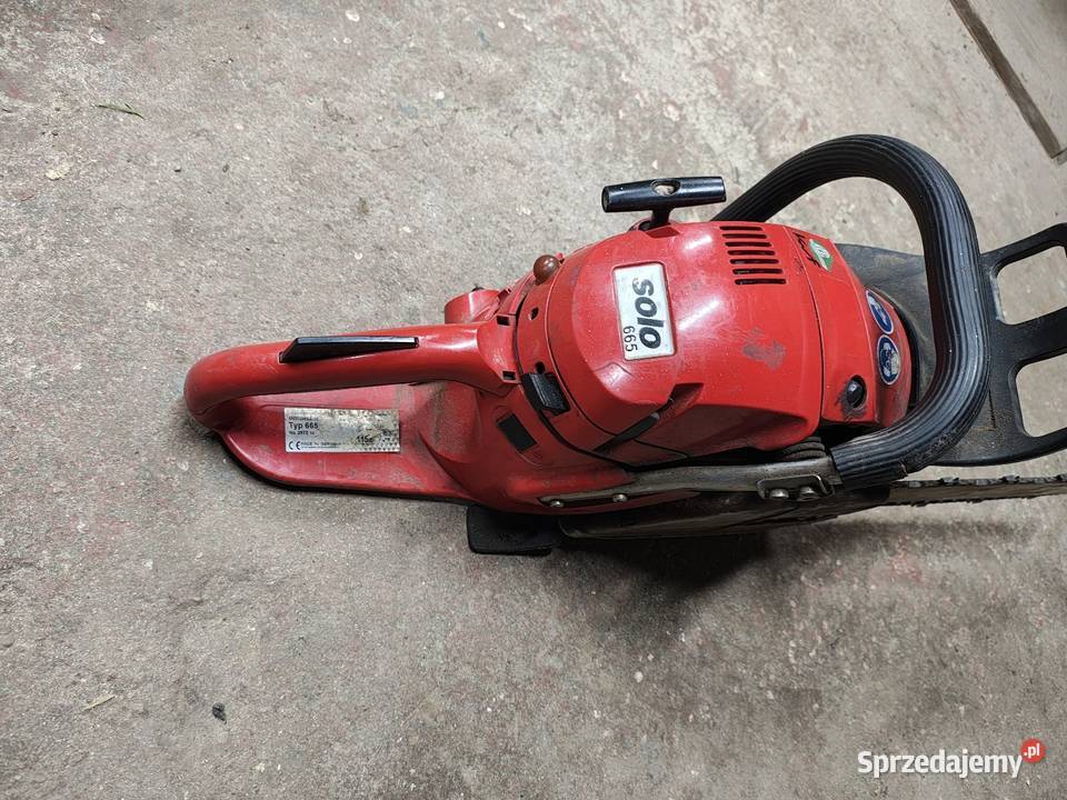 Piła solo 665Używana piła spalinowa Solo 665 w