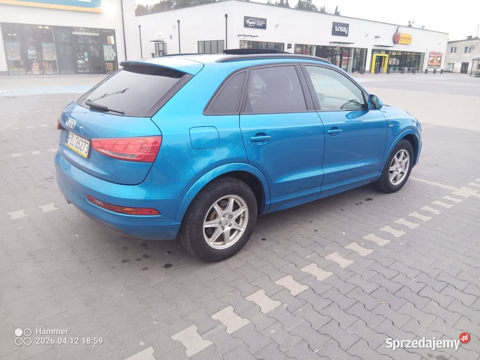 Audi Q3 2016r 2x sline manual panorama hak skóry 1400cm3 Jastrowie