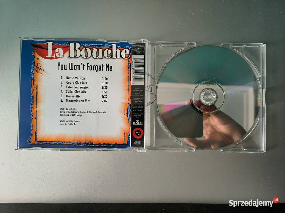 La Bouche You Wont Forget Me CD Maxi Single śląskie Tychy sprzedam