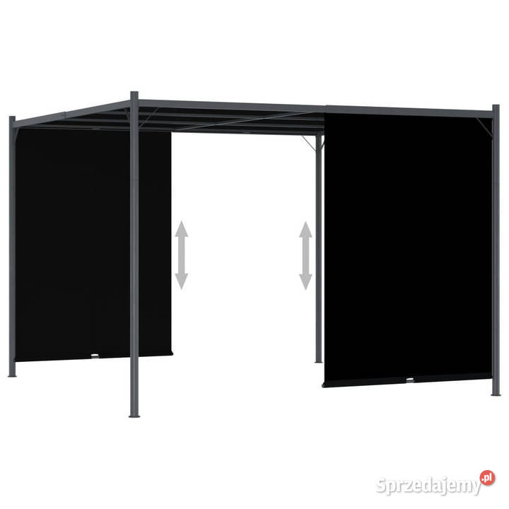 Pergola ogrodowa z chowanym dachem 3x3 Warszawa