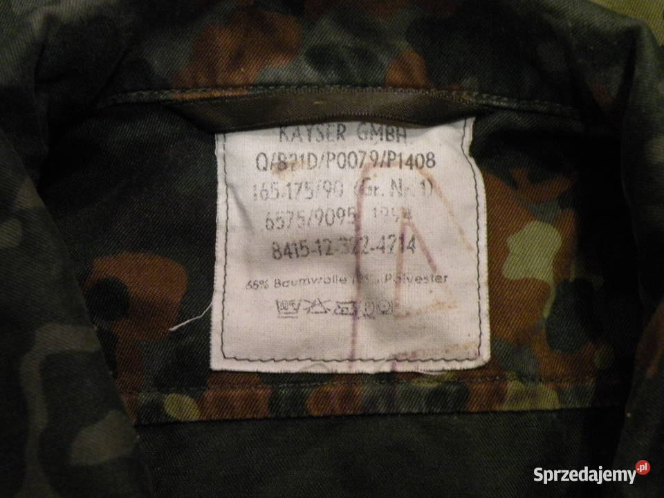 Bluza BW flecktarn gr1 dolnośląskie Wrocław
