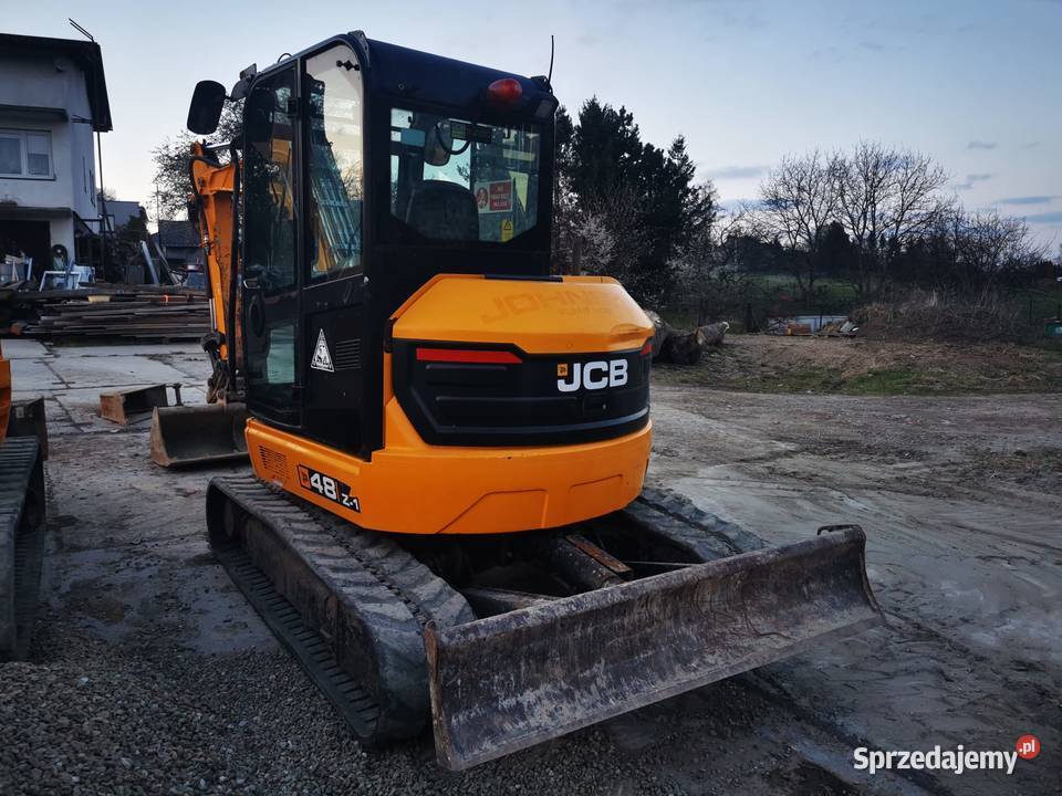 Koparka gąsienicowa JCB 48 Z1 2020 Pług Łyżka Cieszyn