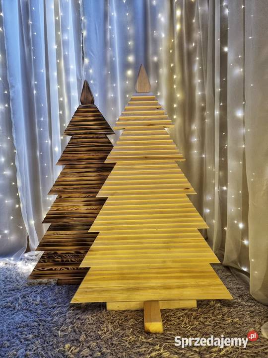 Choinka drewniana ekologiczna naturalne drzewko Kalety