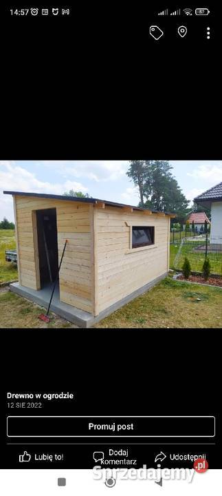 Domki narzędziowe letniskowe transport i montaż Chmielnik