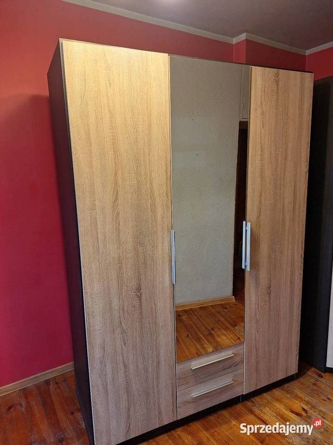 Szafa trzydrzwiowa z lustrem 150 Szafy i garderoby Poznań