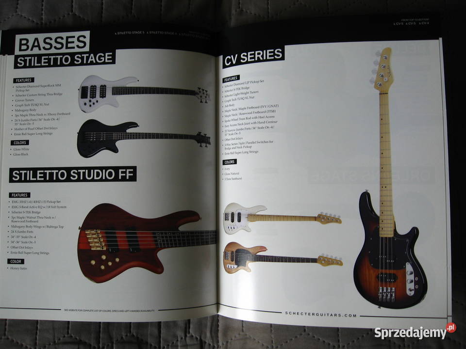 Schecter Guitar Research For 2017 katalog gitar Gitary i akcesoria Kępice