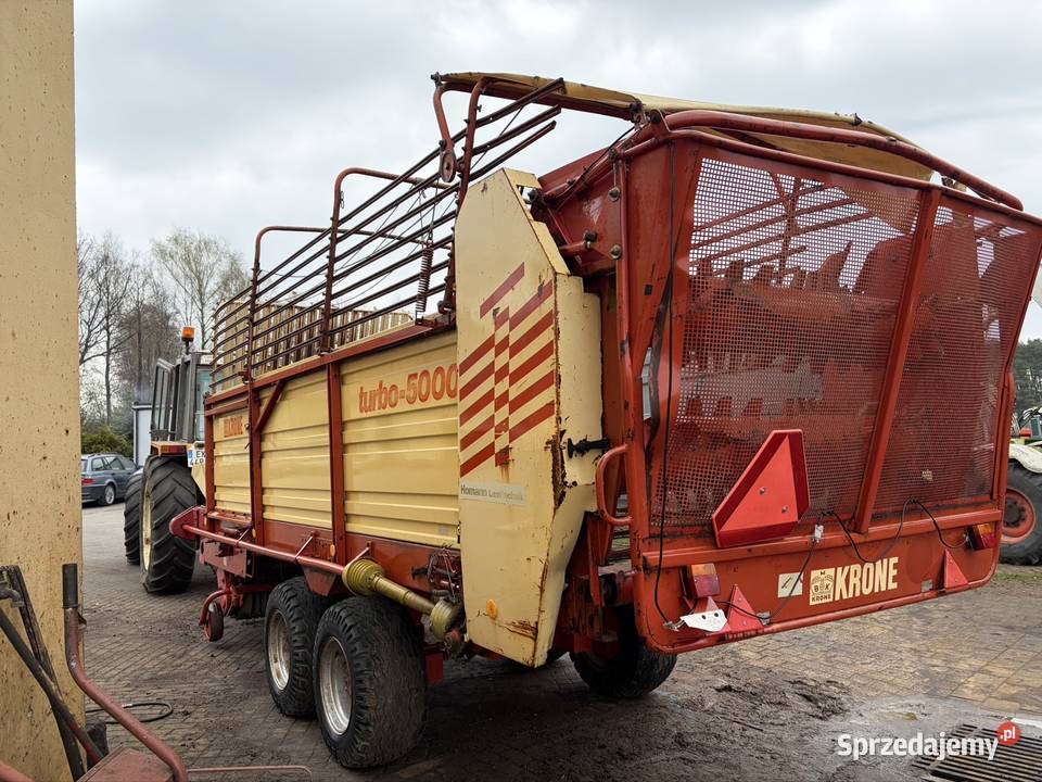 Przyczepa samozbierająca Krone Turbo 5000 Myszyniec