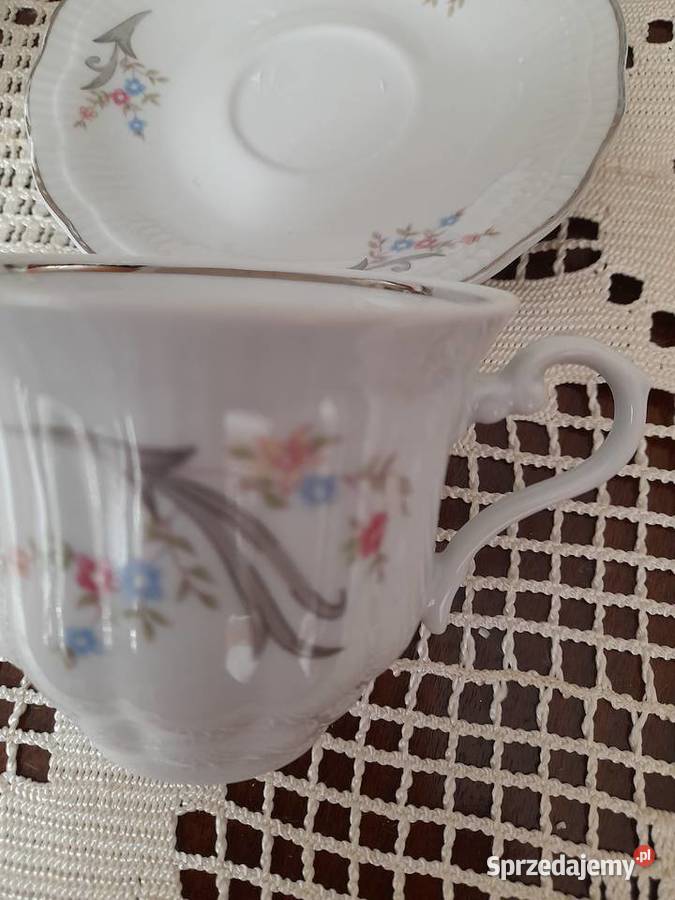 Porcelanowe duo sygnowane Wałbrzych Porcelana i szkło