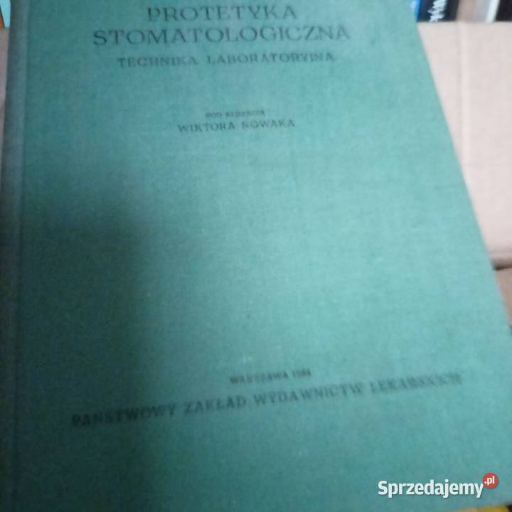 Protetyka stomatologiczna książki wysyłka Podręczniki Gdańsk