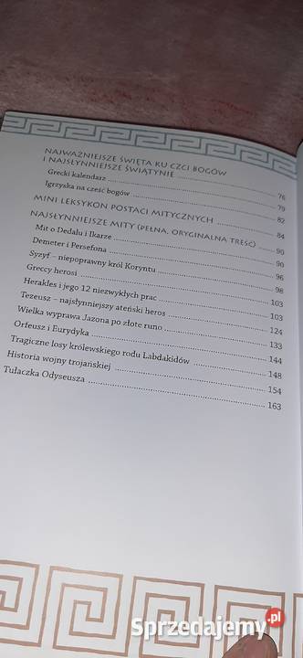 Mity greckie dzieci okładka twarda Lucyna Szary Skwierzyna