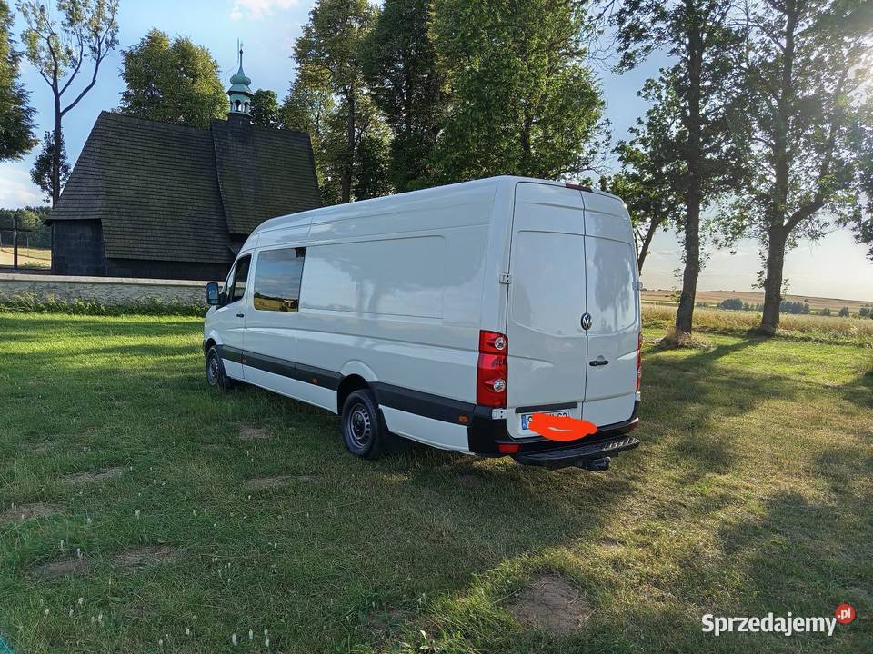 VW Crafter 2008r 25 163 Brygadówka 7 Osobowy Myszków
