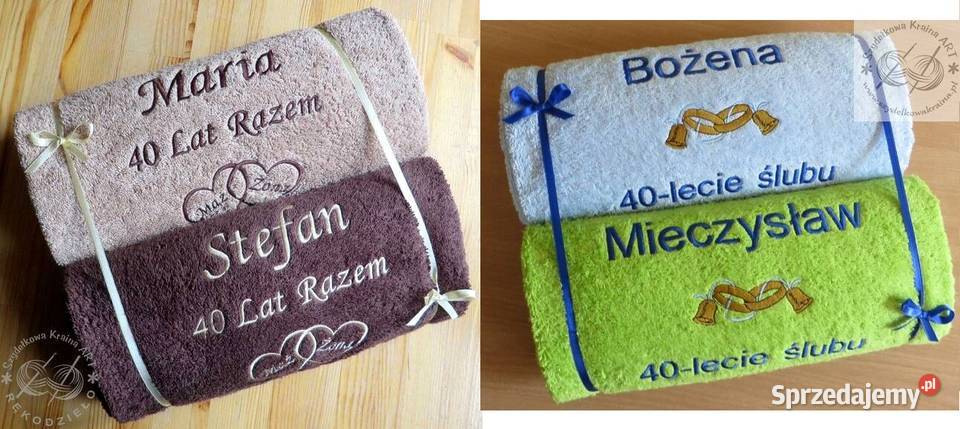 Prezent na 40 rocznicę ślubu RUBINOWE GODY Toruń sprzedam
