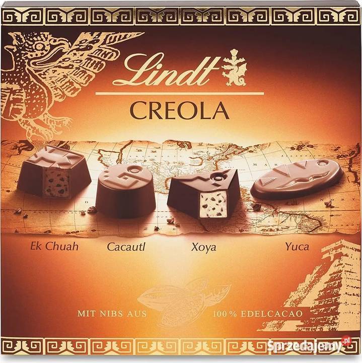 Praliny Lindt z prażonymi ziarnami kakaowca 165g Świdnica