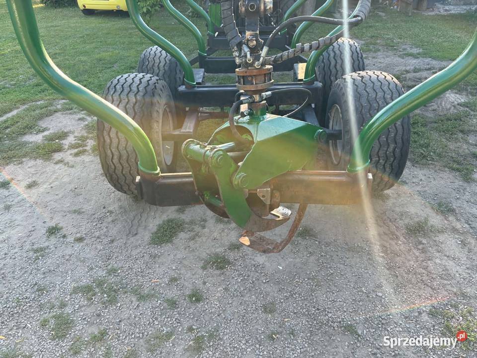 Przyczepa leśna z HDS FAO far 7 tonowa Lubaczów