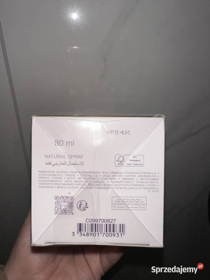 Dior jadore lor essence de parfum Szczecin