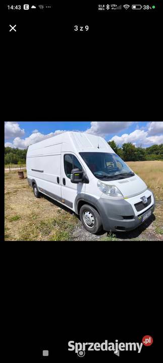 Peugeot Boxer L4H3 nieuszkodzony Oleśnica