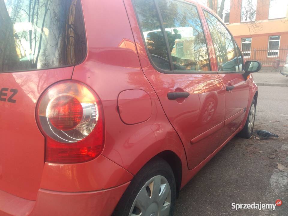 Renault Modus 12 LPG 2006r Okazja Aktualny hak Białystok sprzedam