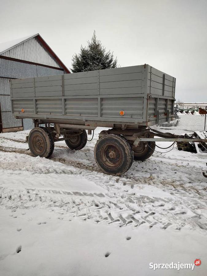 Przyczepa rolnicza Autosan D732 wywrot 3 stronny lubelskie Obsza