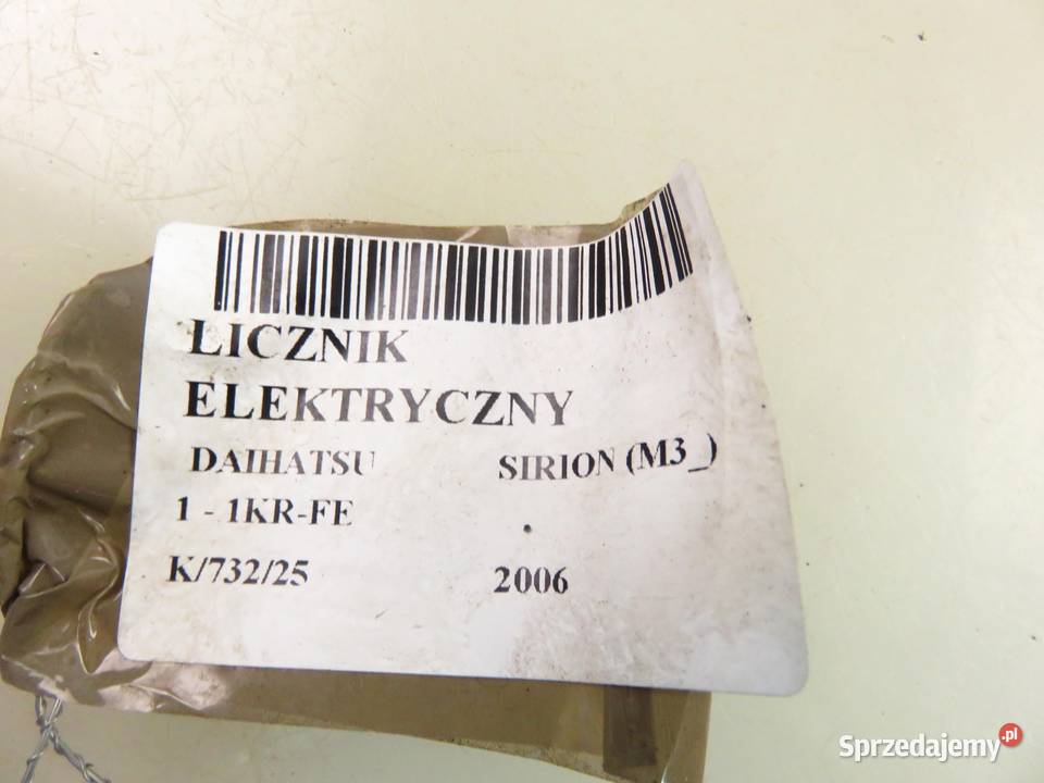 LICZNIK DAIHATSU SIRION M3 1 1KRFE M583800B1101 osobowe