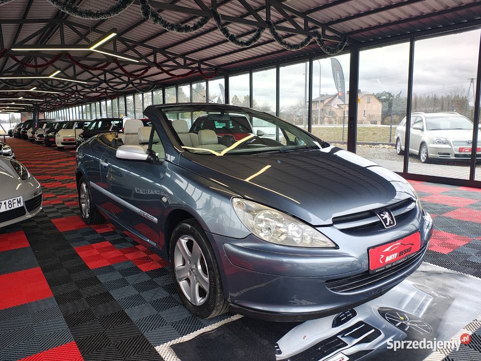 PEUGEOUT 307CC CABRIO 16BENZYNA BIAŁE SKÓRY podkarpackie Zarszyn