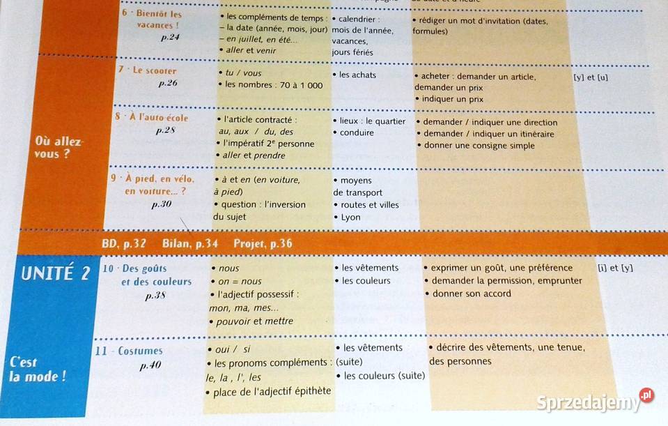 Ado 1 Methode de francais A MonnerieGoarin Y lubelskie Chełm sprzedam