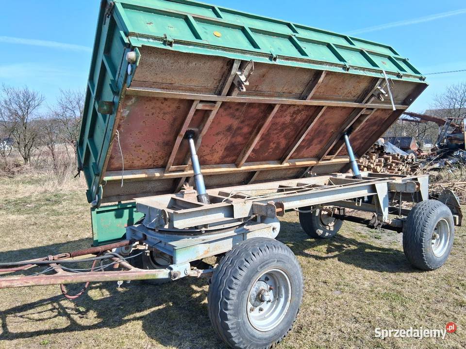 Przyczepa rolnicza wywrotka 6T nieuszkodzony Kwaśniów Górny