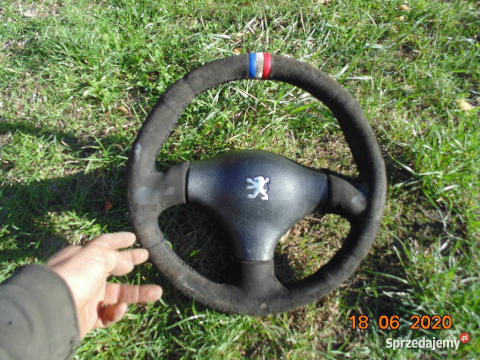 Kierownica alcantara Peugeot 206 przedlift 9803 Kierownice Kraków