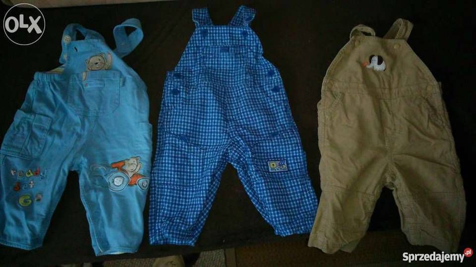 ogrodniczki chłopięce 3 r 68 firmowe wielkopolskie Poznań