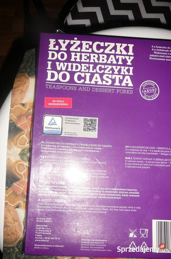 łyżeczki do herbaty i widelczyki do ciasta Wrocław