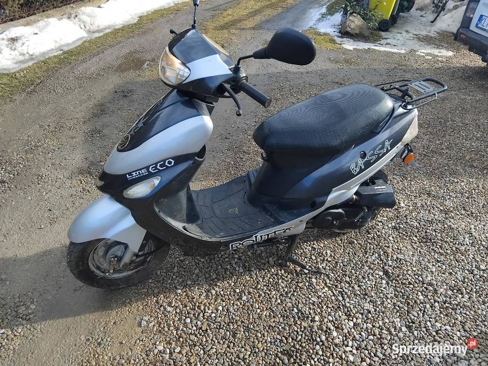 Skuter 50 router zarejestrowany aktualne oc pas napędowy Konina sprzedam
