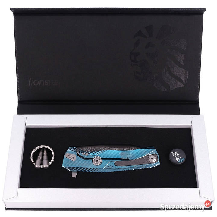 Nóż składany LionSteel Blue Titanium Chad Warszawa