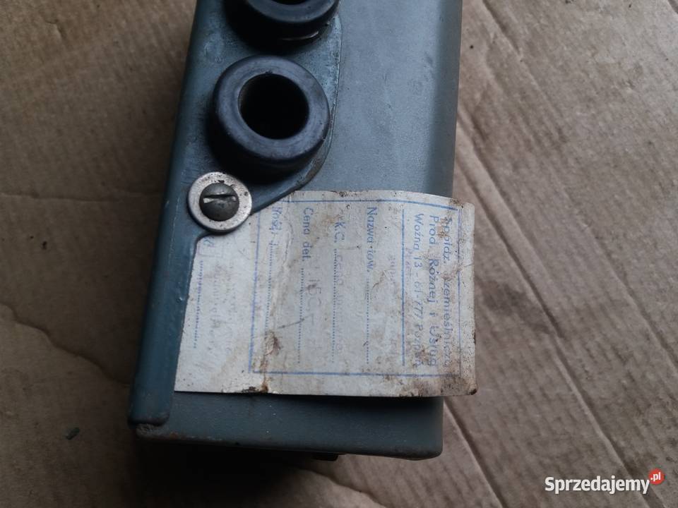 Włącznik przełącznik prądu prl Lisew