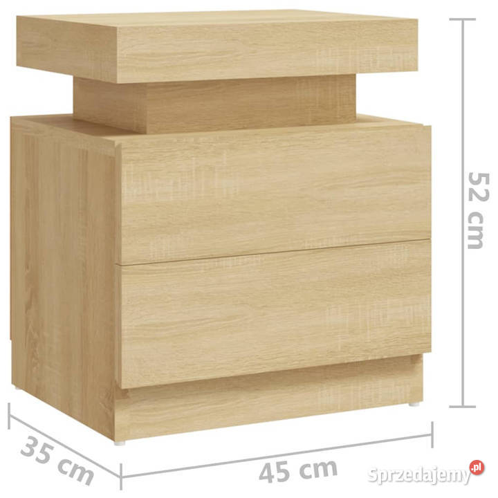 Szafka nocna dąb sonoma 45x35x52 materiał Warszawa