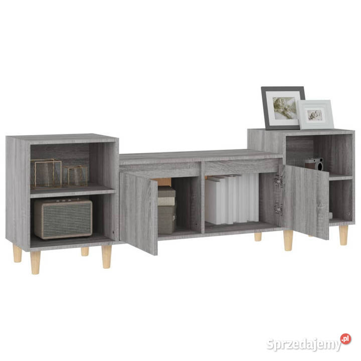 Szafka pod telewizor szary dąb sonoma 160x35x55 sprzedam