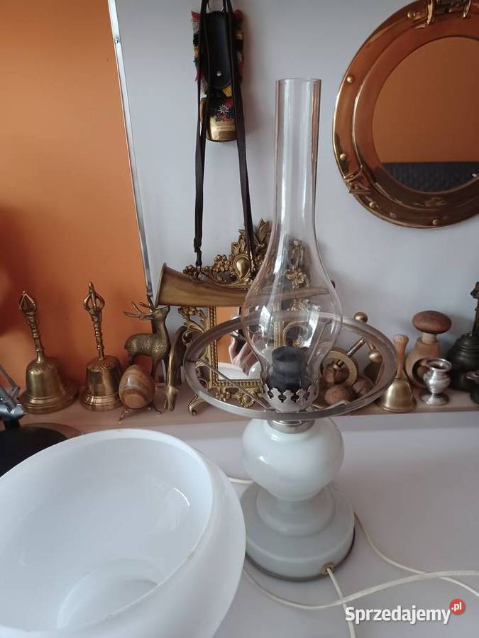 Piękna lampa stołowa z czasów PRL Poznań