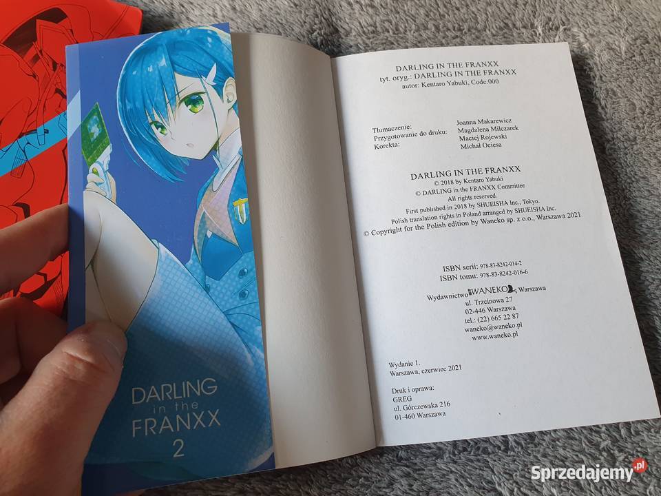 Darling in the FranXX zestaw 2 tomów MANGA Gdynia