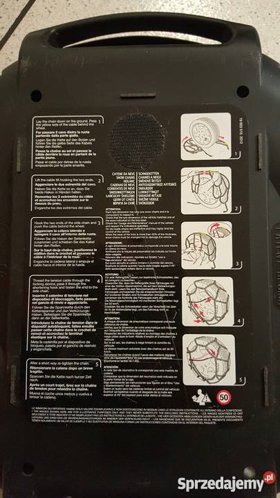 Łańcuchy śniegowe na koła THULE CD9 używane