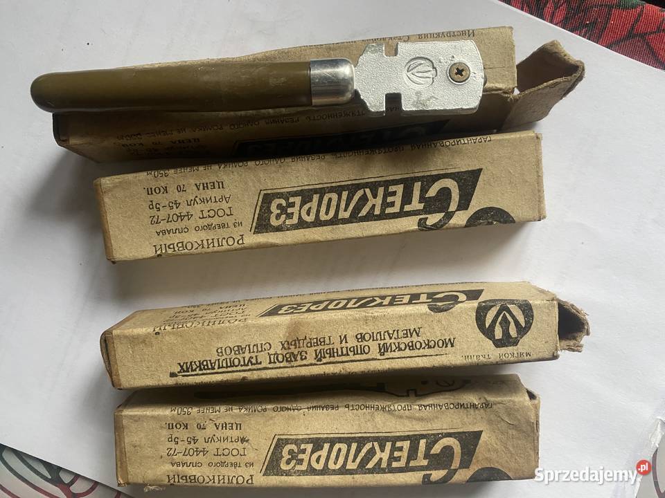 Nóż do cięcia szkła ruskie Zielonka