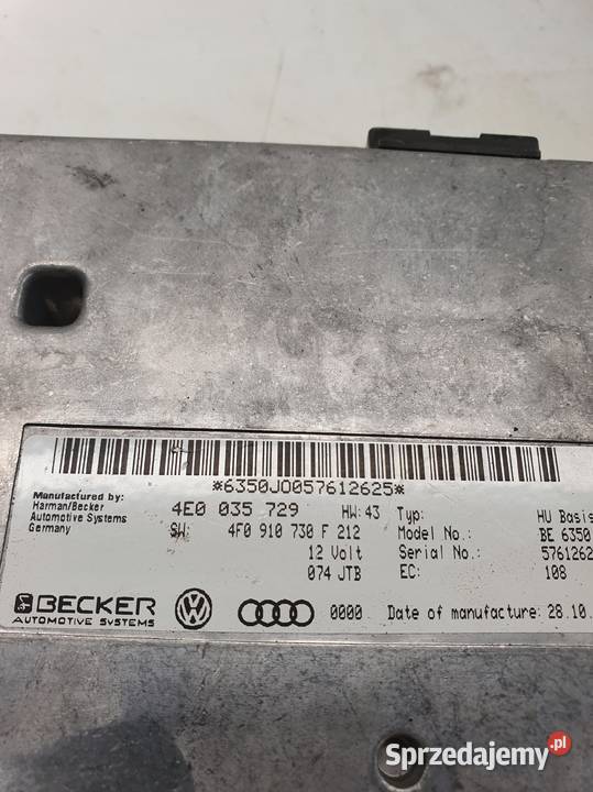 MODUŁ NAWIGACJI MMI AUDI A6 C6 4F0910730F Przystajń