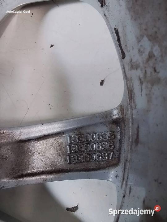 Opel Corsa E FELGI ALUMINIOWE 4X100 R16 6JX16 lubelskie Opole Lubelskie sprzedam