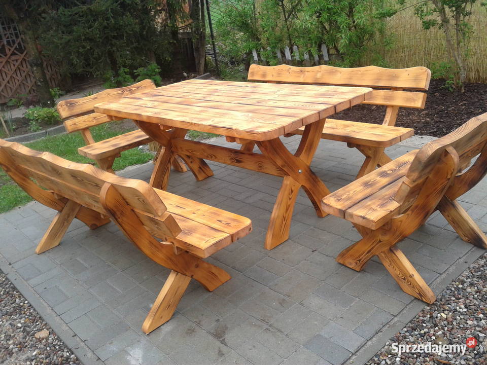 Komplet ławy ogrodowej solidny Bydgoszcz