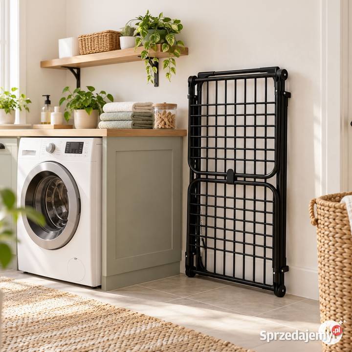 Suszarka na pranie stojąca ModernHome 20m czarna Akcesoria do prania sprzedam