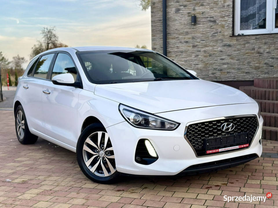 Hyundai i30 III 2017 biały wielkopolskie Sadlno