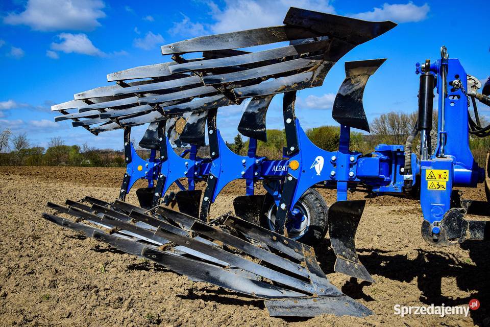 Pług obrotowy RABE niemiecki 4 skibowy obracalny Łowicz