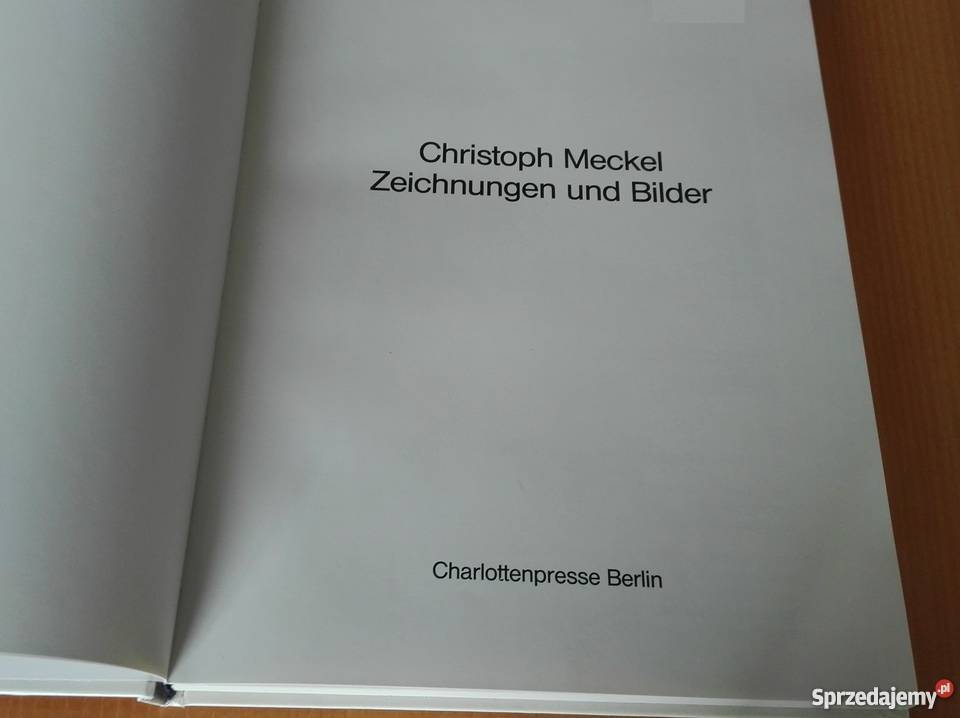 Christoph Meckel Zeichnungen und Bilder Poradniki, albumy i reportaże pomorskie Gdańsk