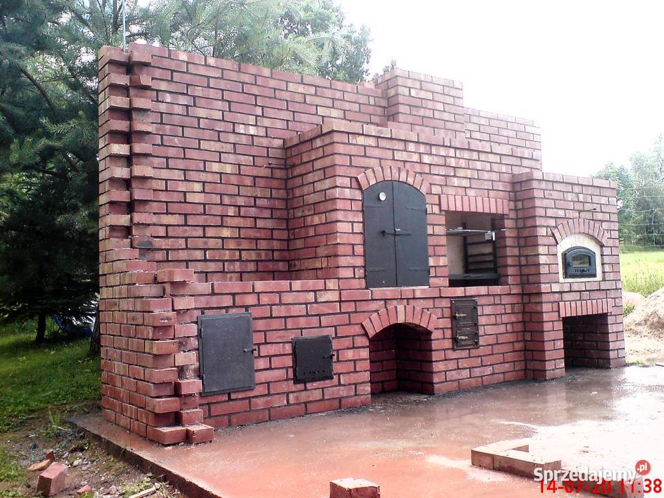 Piec chlebowy z wędzarnią grillem i letnią dolnośląskie Jawor