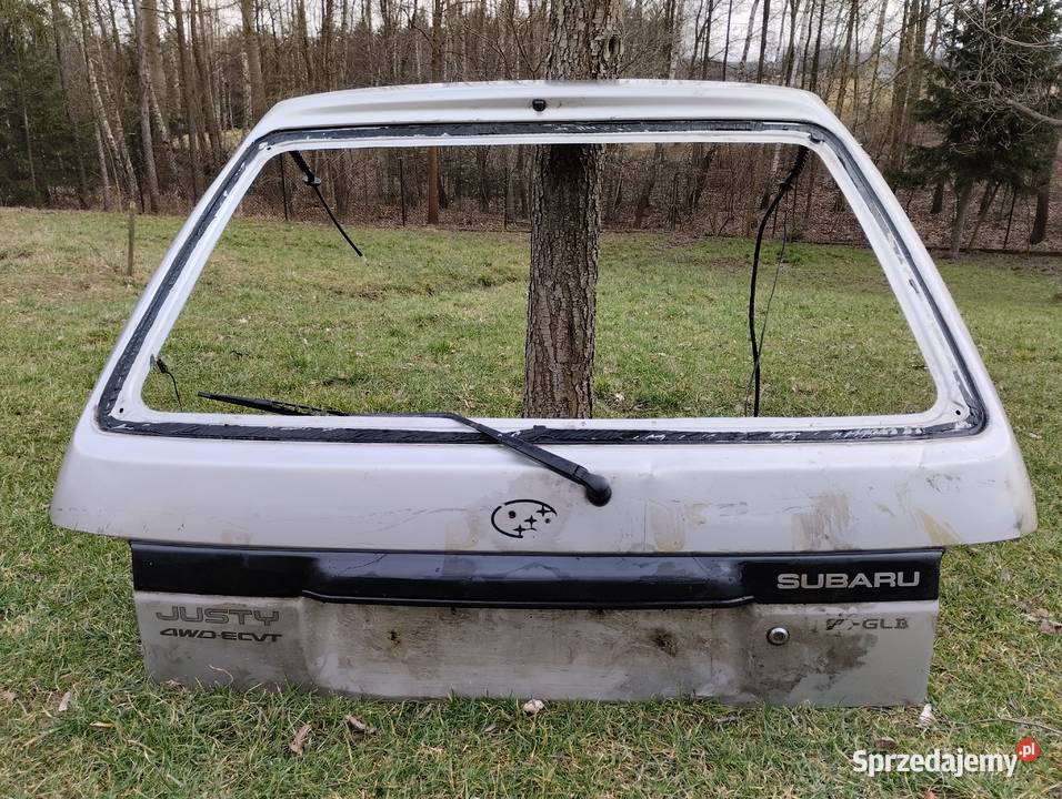 Subaru Justy I tylna klapa jedyna w internecie części blacharskie